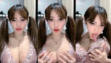 Gadis Viral BeeFlo Cantik Tokbrut Gede Basah Bling2